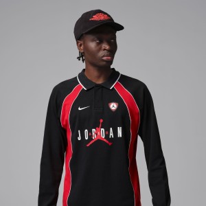 Polo Jordan Flight Noir et Rouge
