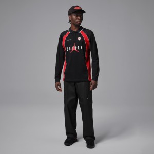 Polo Jordan Flight Noir et Rouge
