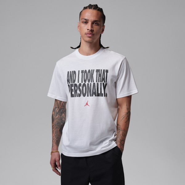 T-Shirt Jordan And I Took That Personnaly Blanc