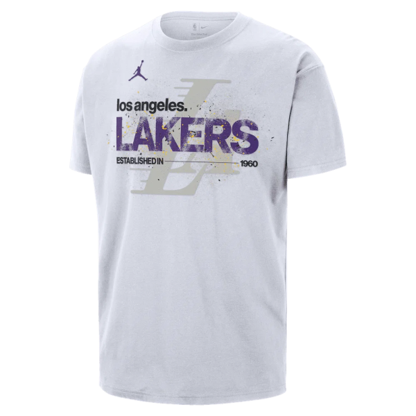 T-shirt Jordan NBA Los Angeles Lakers Courtside white