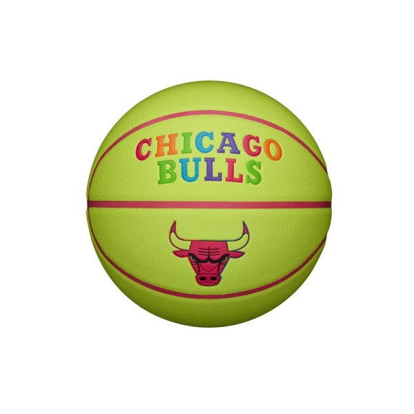 Ballon Wilson NBA Team Neon Chicago Bulls