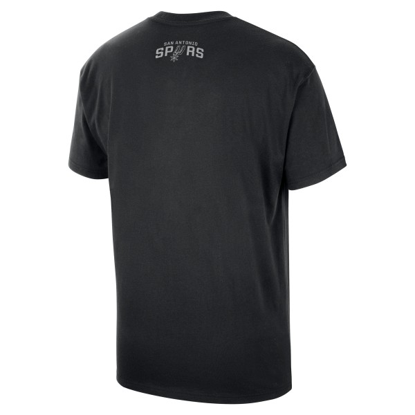 T-shirt NBA Victor Wembanyama San Antonio Spurs Nike Courtside Noir