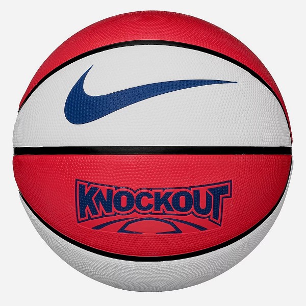 Ballon Nike Knockout Blanc et rouge