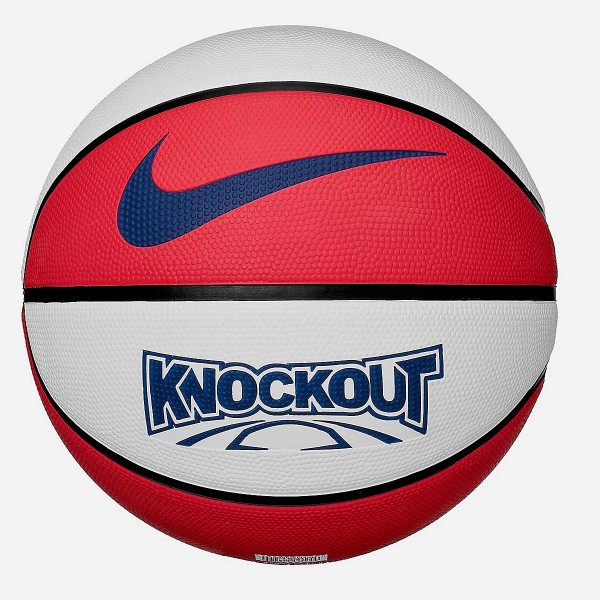 Ballon Nike Knockout Blanc et rouge