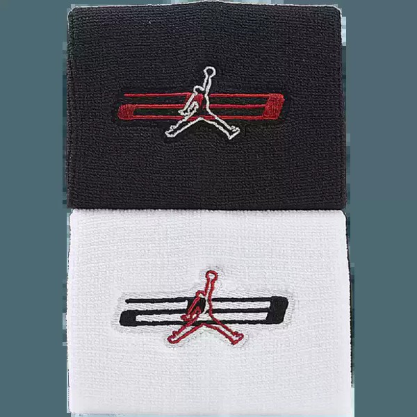 Poignet éponge Jordan Graphic blanc et noir