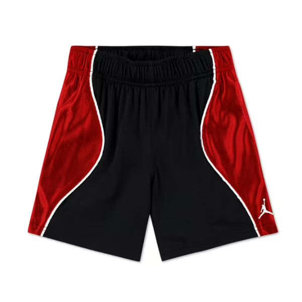 Short Jordan MJ Sport noir et rouge Enfant