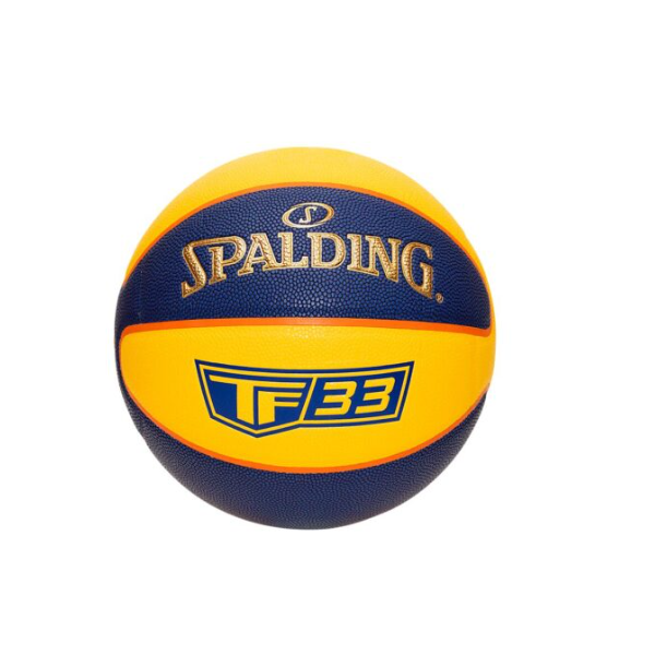Ballon Spalding TF33 Jaune et bleu