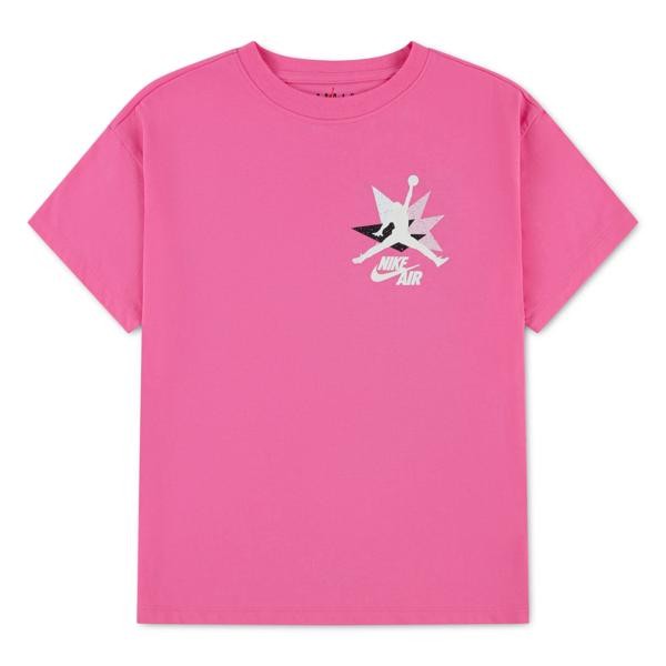 T-Shirt Jordan Geo Burst Flight Rose Fille