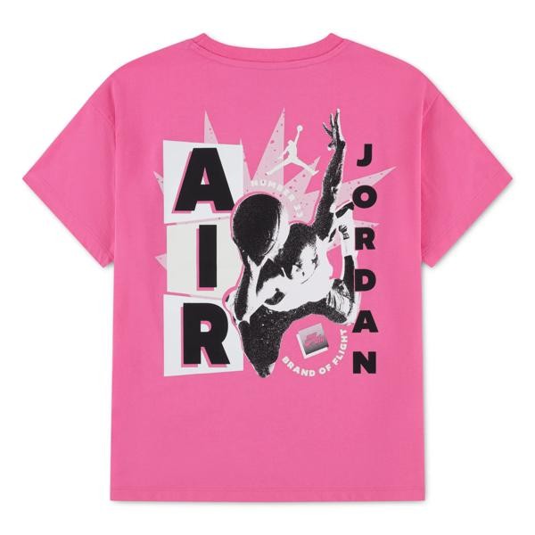 T-Shirt Jordan Geo Burst Flight Rose Fille