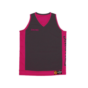 Débardeur Réversible d'entrainement Spalding Gris et Rose