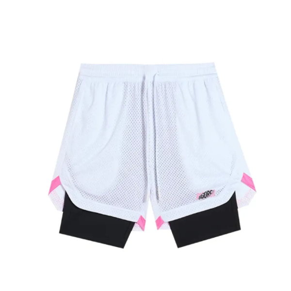 Short Rigorer Cycliste Basketball Blanc