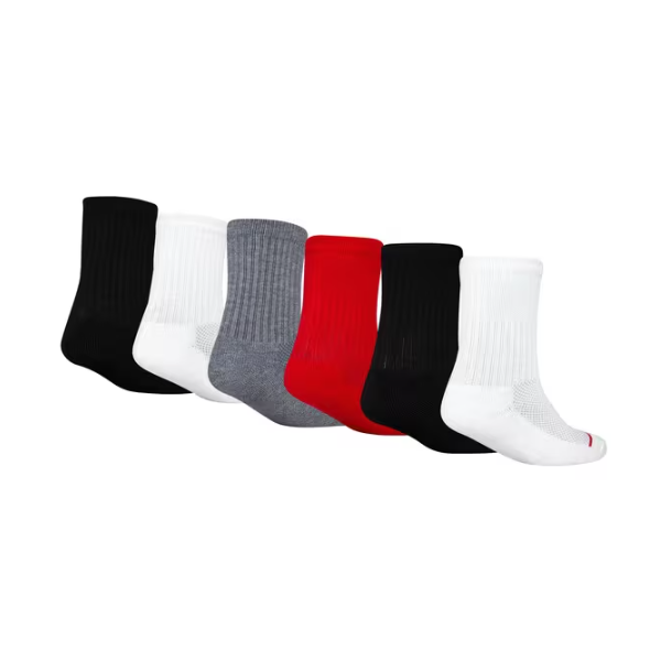 Lot de 6 paires de chaussettes Jordans Bred Enfant
