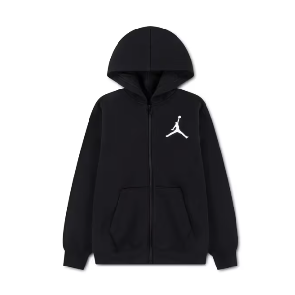 Veste Zippée Jordan Jumpman Fleece Noire Enfant