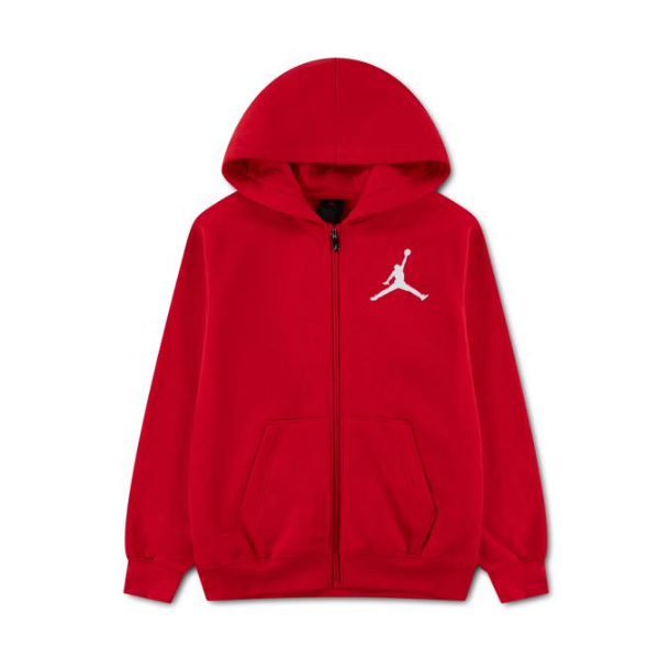 Veste Zippée Jordan Jumpman Fleece rouge Enfant