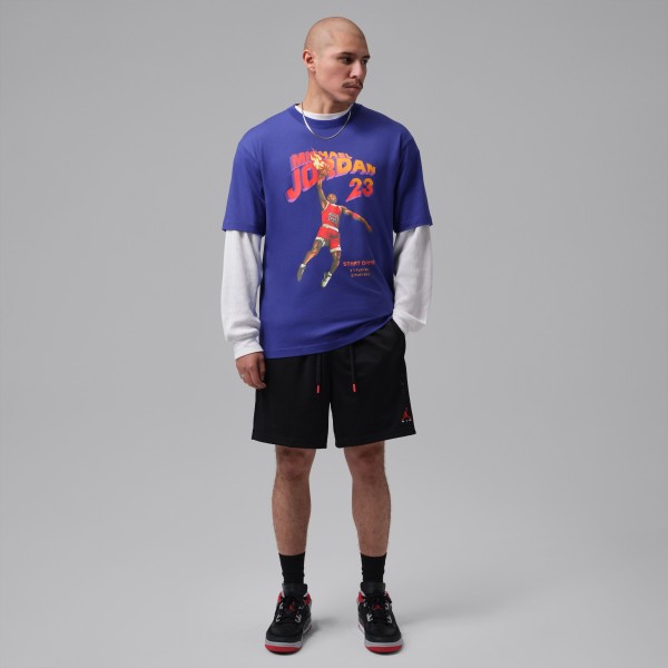 T-Shirt Jordan Retro Gaming Bleu