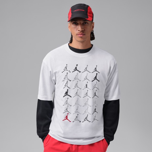 T-Shirt Jordan Logo Blanc