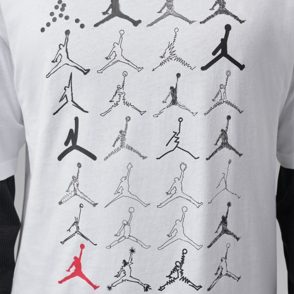 T-Shirt Jordan Logo Blanc