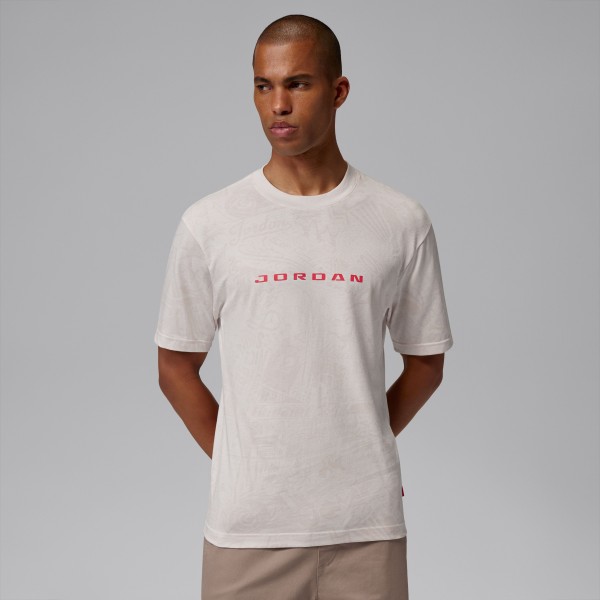 T-Shirt Jordan Logo Graphic beige