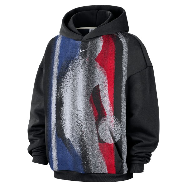 Sweat Capuche Jordan Logo Graphic Beige
